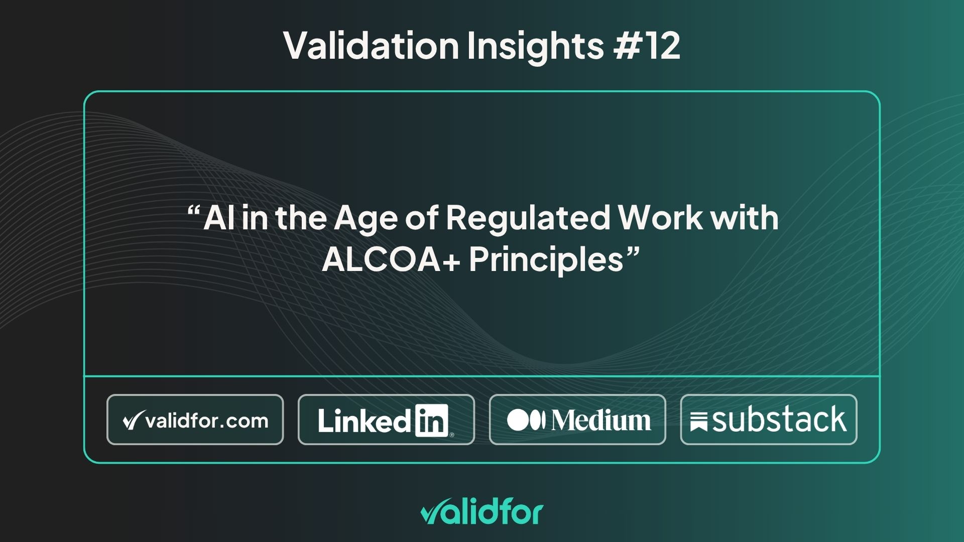 Visual representing risk-based validation approach