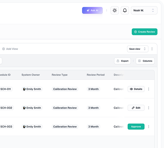 End-to-end traceability visualization