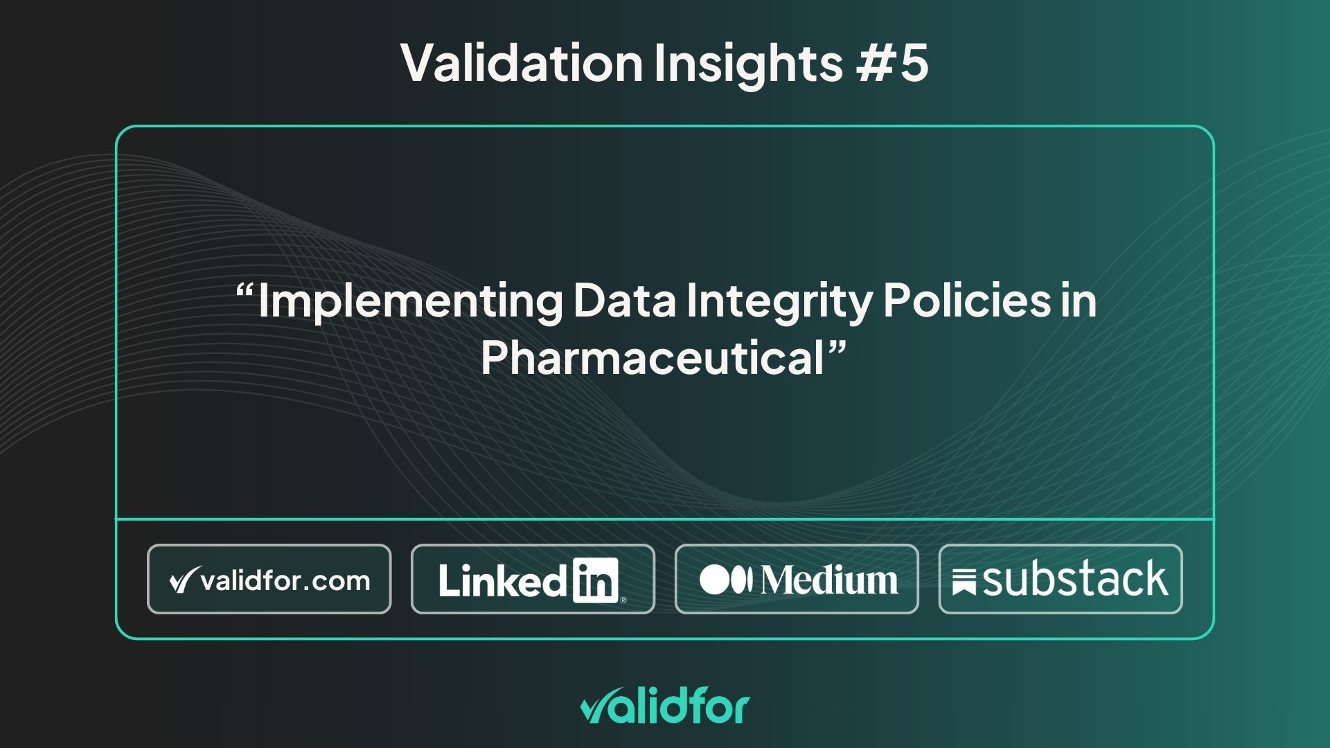 Visual representing GxP compliance processes